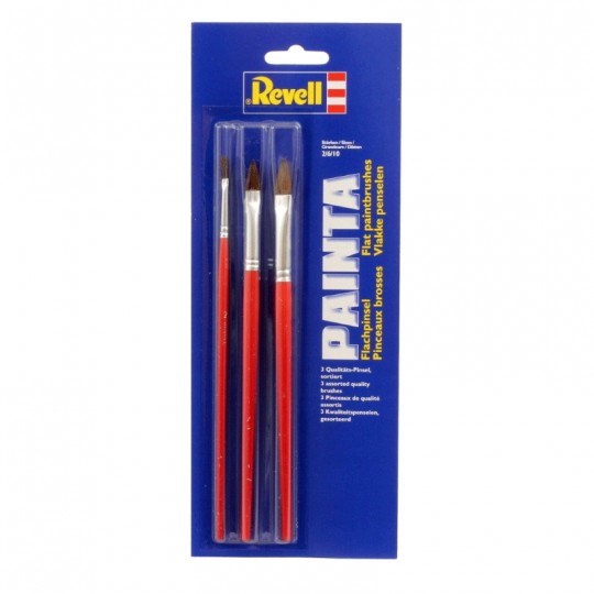 Set de pinceaux plats de qualité - Revell Revell - 1