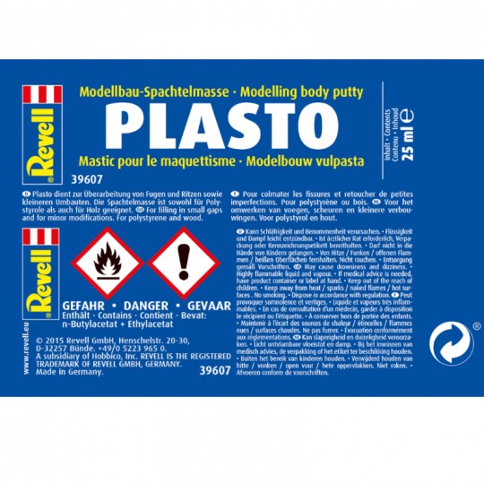 Tube Plasto Mastic pour modélisme - Revell Revell - 2