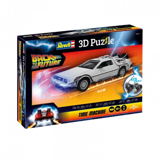 Puzzle 3D Time Machine "Back to the Future" 157 pcs - Revell Revell - 2