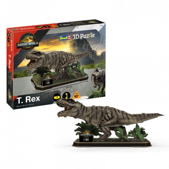 Puzzle 3D Jurassic World : T.Rex 45 pcs - Revell Revell - 2