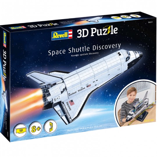 Puzzle 3D Space Shuttle Discovery 126 pcs - Revell Revell - 1
