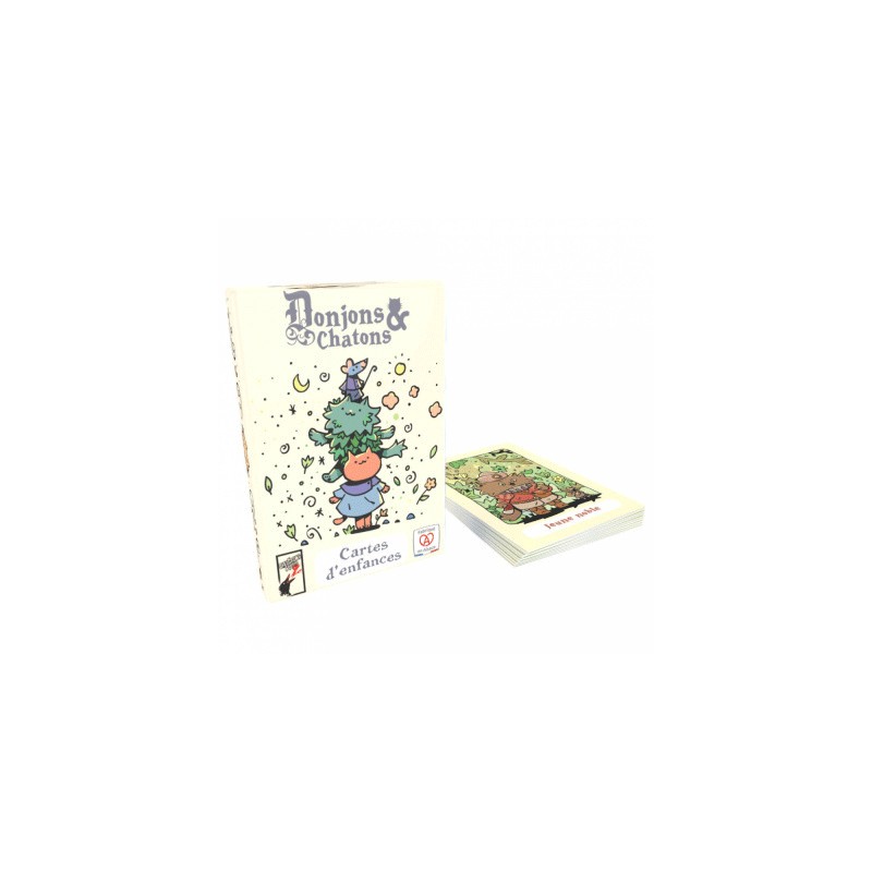 Boite de Donjons & Chatons : Set de carte petites enfances