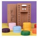 Silicon'Palet, Le jeu de palets en silicone Jaune et Vert - Cadetel Cadetel - 2 Silicon'Palet, Le jeu de palets en silicone Jaune et Vert - Cadetel Cadetel - 2