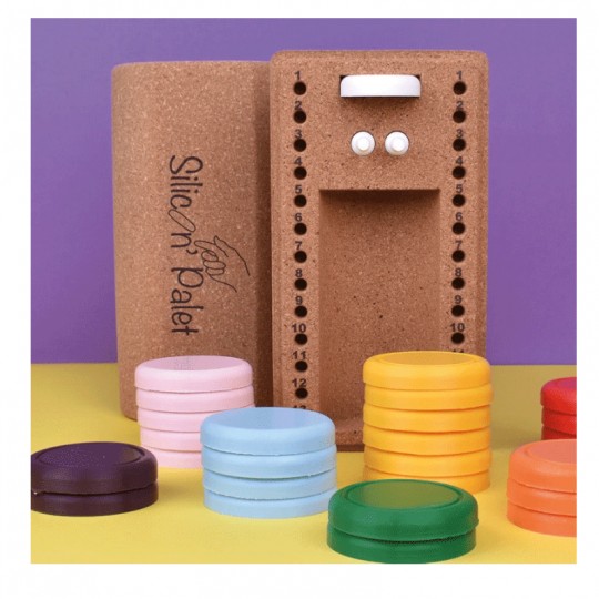 Silicon'Palet, Le jeu de palets en silicone Jaune et Vert - Cadetel Cadetel - 2