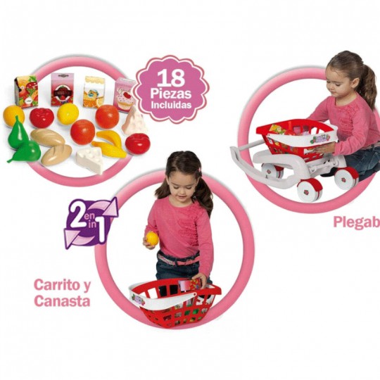 Supermarché Great Supermarket Trolley 2 en 1 - Chicos Chicos - 3