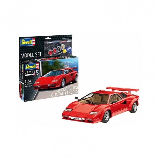 Maquette Lamborghini Countach LP500S Level 5 échelle 1:24 - Revell Revell - 1