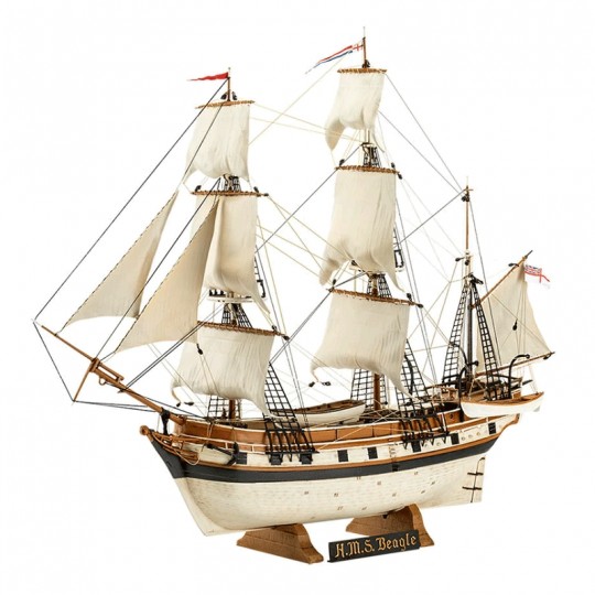 Maquette Navire Darwin's Historical Discovery Barque H.M.S. Beagle Level 5 échelle 1:96 - Revell Revell - 2