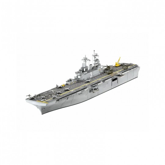 Maquette Navire assault carrier USS wasp class Level 4 échelle 1:700 - Revell Revell - 1