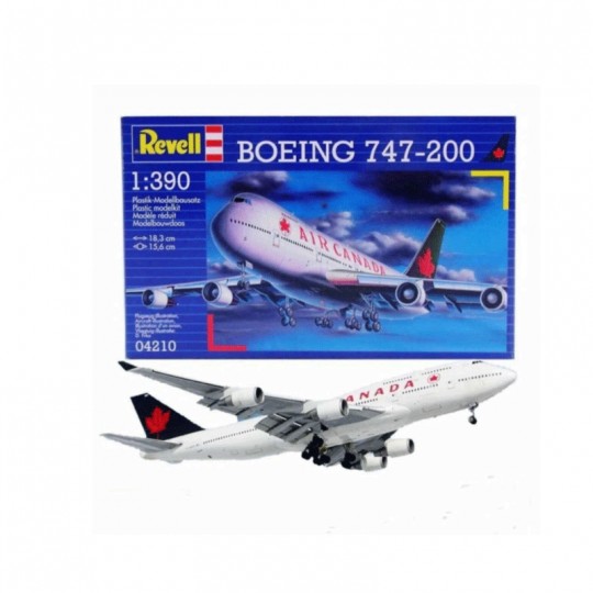 Maquette Avion Boeing 747-200 Level 3 échelle 1:390 - Revell Revell - 1
