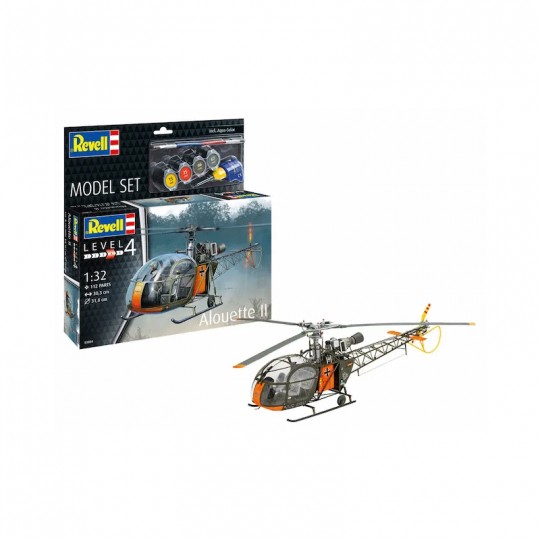 Maquette Hélicoptère Alouette II Level 4 échelle 1:32 - Revell Revell - 1