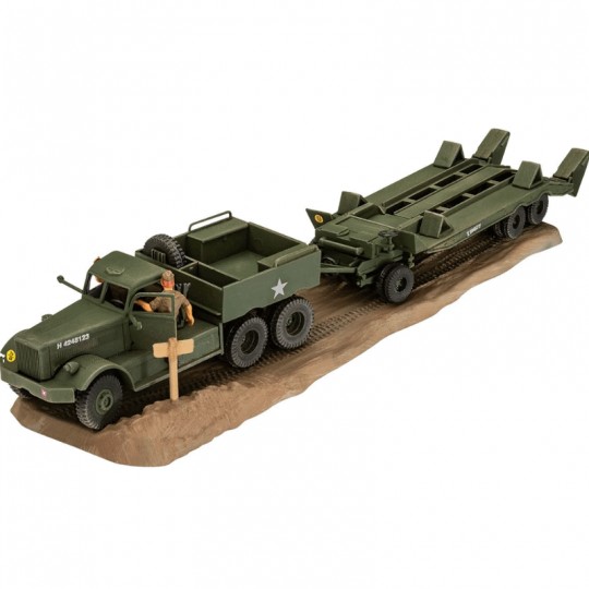 Maquette M19 TANK TRANSPORTER Véhicule militaire Level 4 échelle 1:76 - Revell Revell - 1