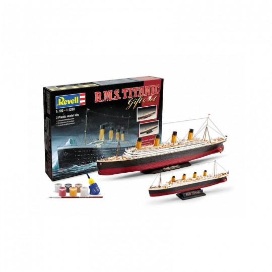 2 maquettes Gift Set R.M.S Titanic échelle 1:700/1:1200 - Revell Revell - 1