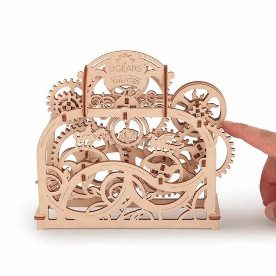 Théâtre UGEARS - Puzzle 3D Mécanique en bois UGEARS - 2