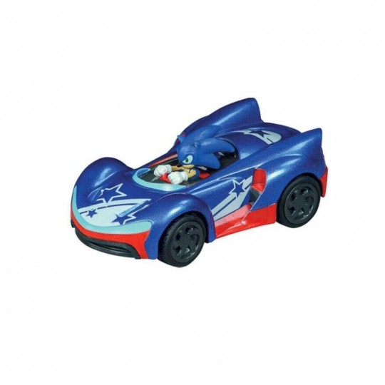 Voiture Sonic the Hedgehog : Sonic bleu étoile échelle 1:43 - Carrera Carrera - 1