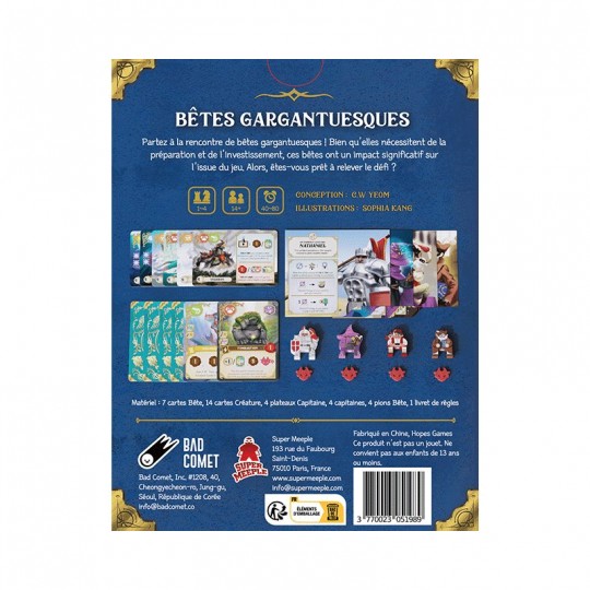 Extension Bêtes Gargantuesques - WONDROUS CREATURES SuperMeeple - 2