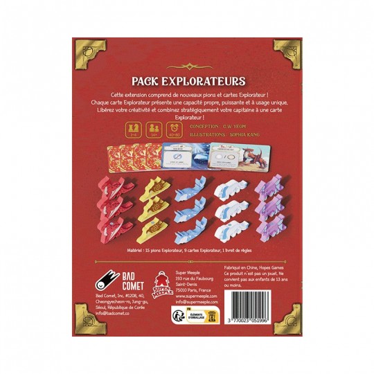 Extension Pack Explorateurs - WONDROUS CREATURES SuperMeeple - 2