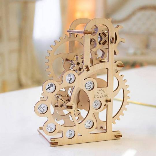 Dynamomètre UGEARS - Puzzle 3D Mécanique en bois UGEARS - 4