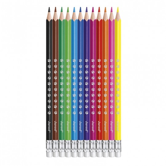 Crayons Effaçables x12 - Janod Janod - 2