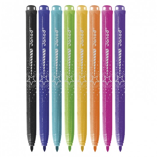 Feutres Pailletés x8 - Janod Janod - 3