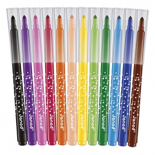 Feutres Longue Durée x12 - Janod Janod - 2