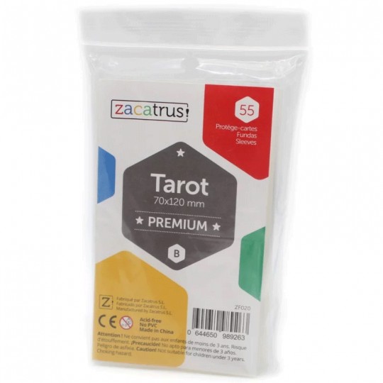 Protège-cartes Tarot Premium 70x120mm - Zacatrus Zacatrus - 1