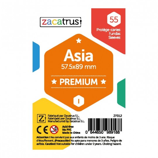 Protège-cartes Asia Premium 57,9x89mm - Zacatrus Zacatrus - 1