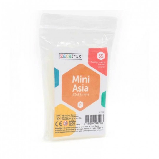 Protège-cartes Mini Asia 43x65mm - Zacatrus Zacatrus - 1