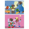 Puzzles 2 X 48 pcs Petit Ours Brun - Educe EDUCA BORRAS - 2 Puzzles 2 X 48 pcs Petit Ours Brun - Educe EDUCA BORRAS - 2