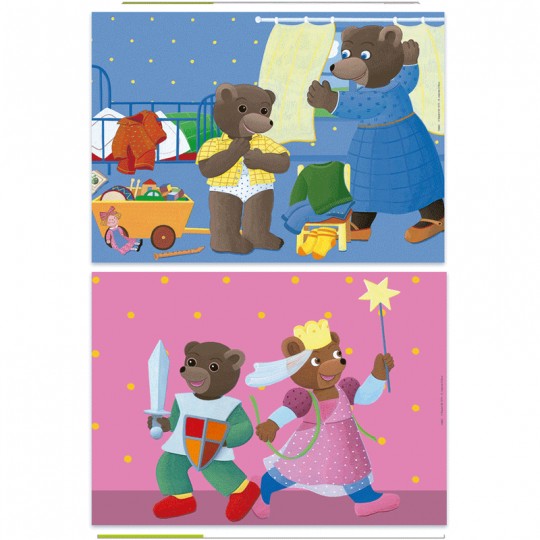 Puzzles 2 X 48 pcs Petit Ours Brun - Educe EDUCA BORRAS - 2