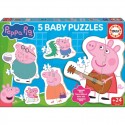 5 Baby Puzzles Peppa Pig (2025) - Educa EDUCA BORRAS - 1 5 Baby Puzzles Peppa Pig (2025) - Educa EDUCA BORRAS - 1
