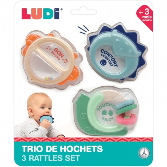 3 Hochets Animaux - Ludi LUDI - 1