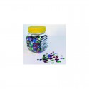 Bocal de sequins ronds troués 7mm - OZ International OZ International - 1 Bocal de sequins ronds troués 7mm - OZ International OZ International - 1