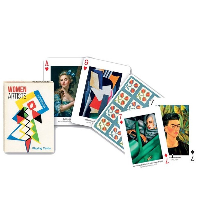Boite de Jeu de 55 cartes Femmes Artistes - Piatnik