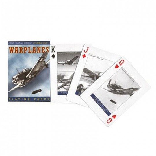 Jeu de 55 cartes Warplanes - Piatnik Piatnik - 1