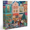 Puzzle 1000 pcs A Happy Holiday - Eeboo Eeboo - 1 Puzzle 1000 pcs A Happy Holiday - Eeboo Eeboo - 1