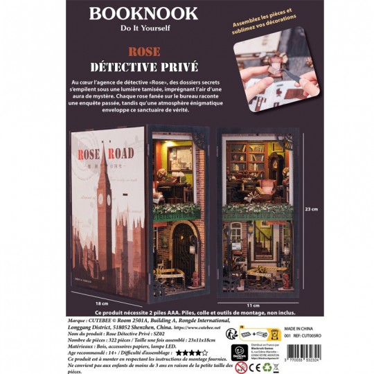 Book Nook Rose Détective Privé - Cutebee Cutebee - 5