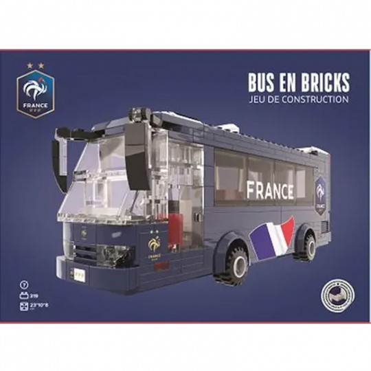 Jeu de construction 319 pcs Bus Equipe de France - Megableu Megableu - 1