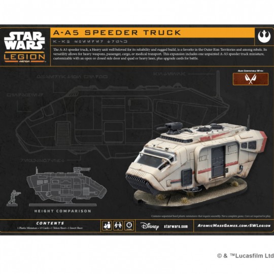 Star Wars Legion : A-A5 Speeder Truck Atomic Mass Games - 3