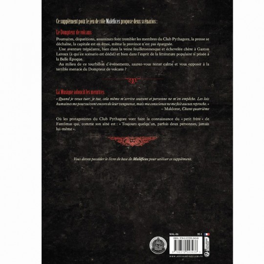 Maléfices : Les Enquêtes du Club Pythagore vol.2 Arkhane Asylum Publishing - 3