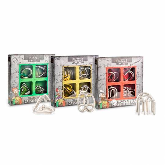 Set de 4 casse-tête métal Expert - Eureka Puzzle - Boutique BCD Jeux