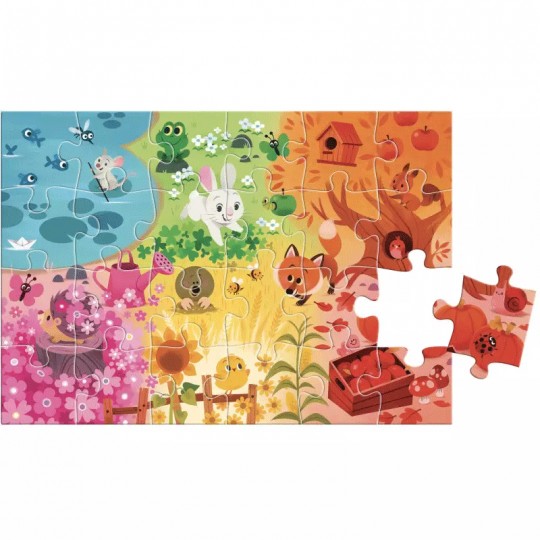 Puzzle 24 pcs Cherche et Trouve des tout petits : Les couleurs - Auzou Auzou - 3
