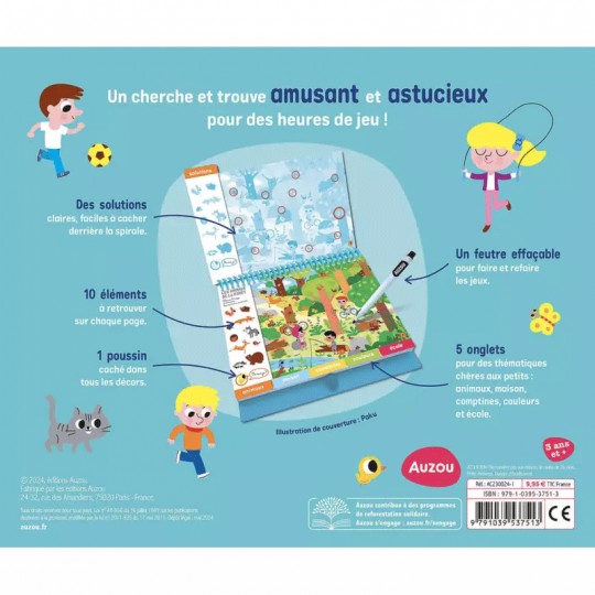 Bloc-notes cherche et trouve Pour les petits - Auzou Auzou - 4