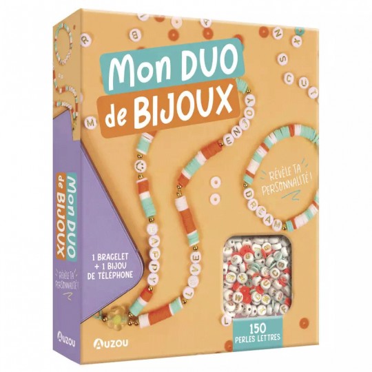 Coffret Mon duo de bijoux : 1 bracelet + 1 bijou de téléphone - Auzou Auzou - 1