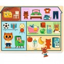Puzzlo House 22 pcs - Djeco Djeco - 2 Puzzlo House 22 pcs - Djeco Djeco - 2