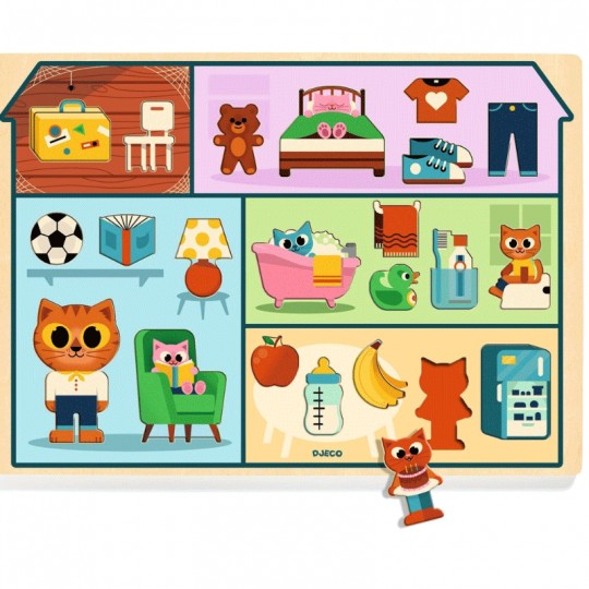 Puzzlo House 22 pcs - Djeco Djeco - 2