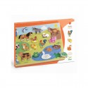 Puzzlo Campo 22 pcs - Djeco Djeco - 1 Puzzlo Campo 22 pcs - Djeco Djeco - 1