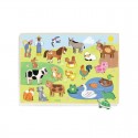 Puzzlo Campo 22 pcs - Djeco Djeco - 2 Puzzlo Campo 22 pcs - Djeco Djeco - 2