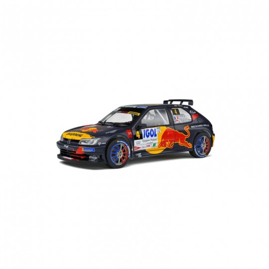 Miniature 1:18 Peugeot 306 Maxi Black 4 Loeb Elena Rallye du Mont Blanc - Solido Solido - 2