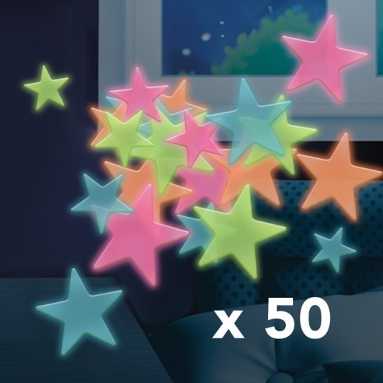 Etoiles 3D multicolores - Buki Buki France - 3