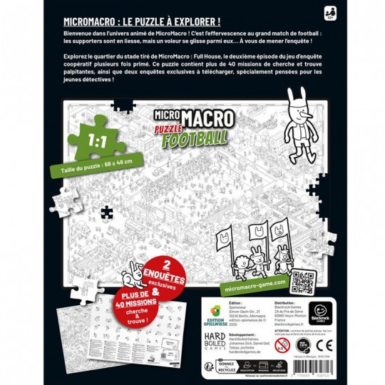 Micro Macro Puzzle 500 pcs : Football Spielweise - 1